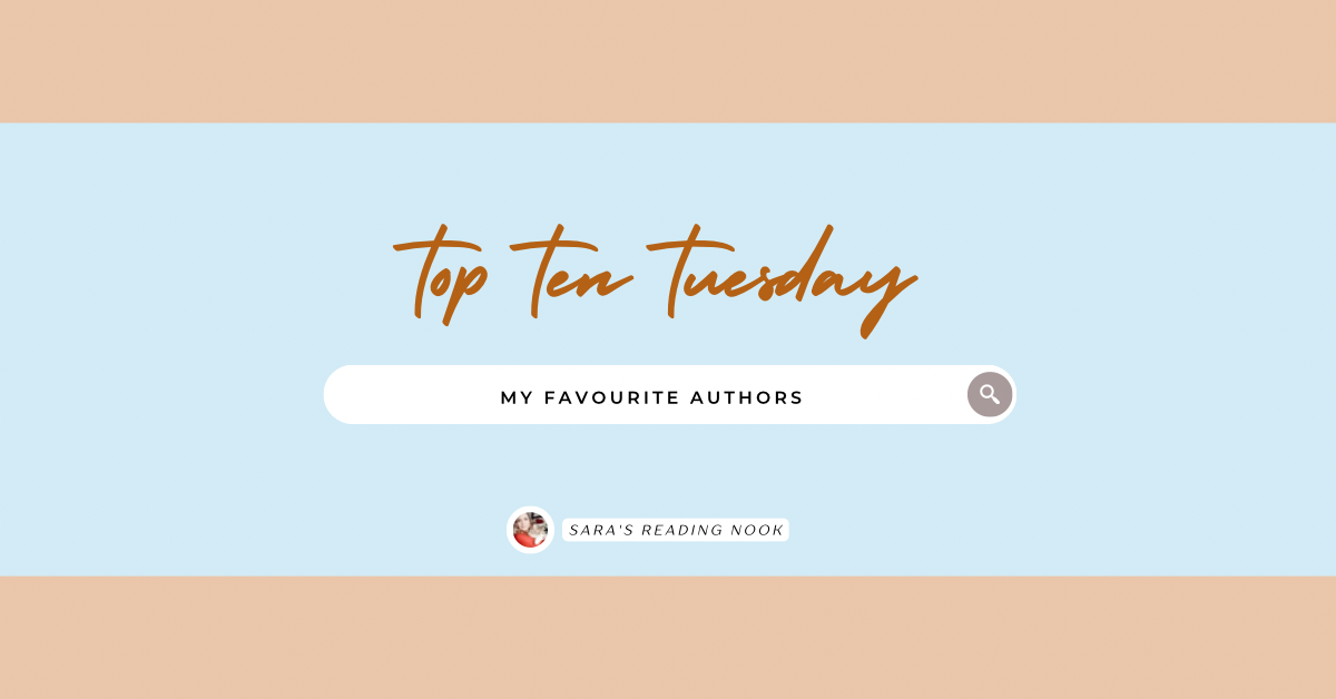 Top Ten Tuesday – My Favourite Books by My Favourite Authors